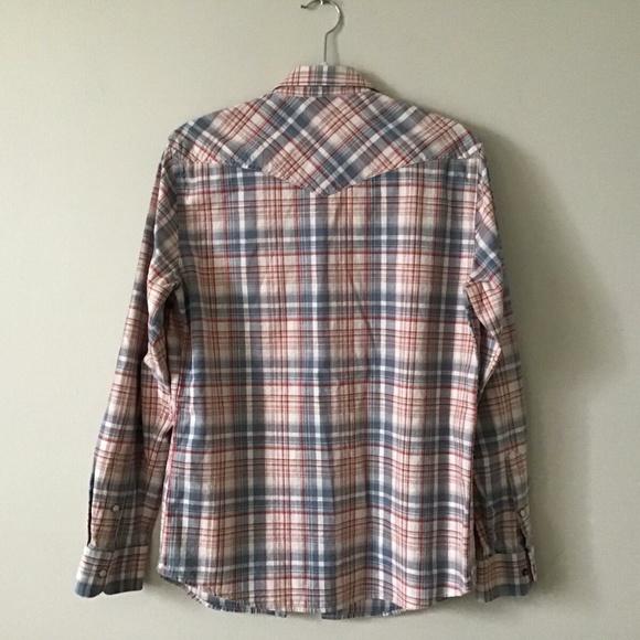 Wens Shirt Red Blue Size S - Picture 1 of 6